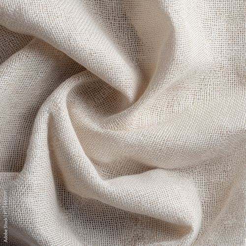 Subtle linen fabric texture, neutral light color