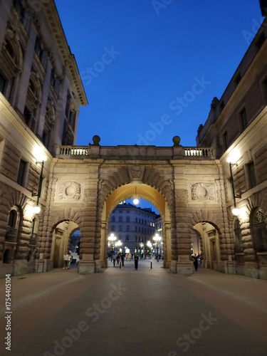 Stockholm, Sweden, in bright summer day