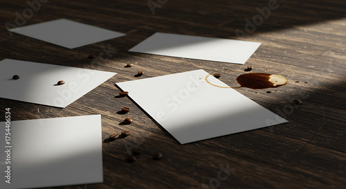 Blank Business Cards Mockup