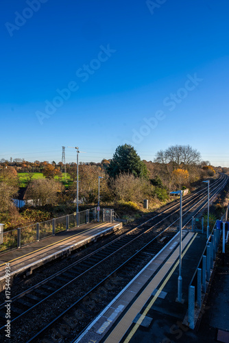 British Rail Great British railways passenger commuter suburban rural railway line West Midlands England UK