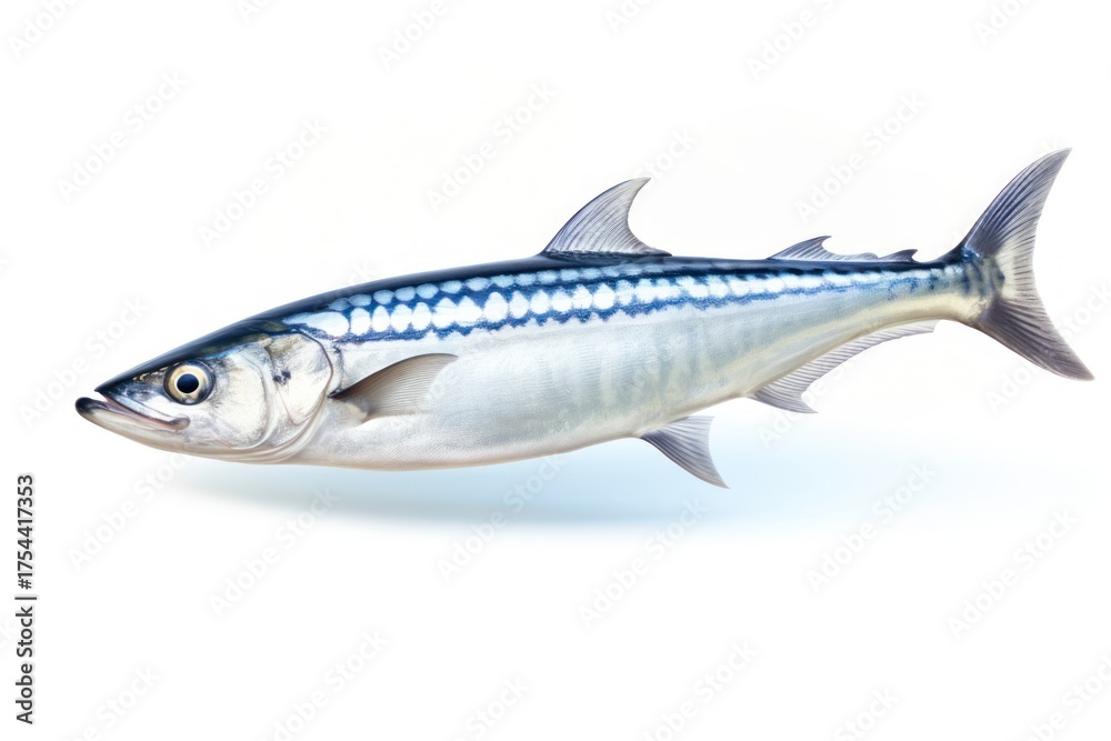 Fototapeta premium Atlantic mackerel fish seafood sardine animal.