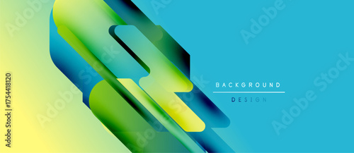 Abstract gradient design. Vivid colors blend, creating dynamic visual effect. Modern aesthetic suitable for backgrounds, presentations.