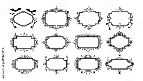 Ornate Frame Designs: A captivating collection of intricately designed frames, each a testament to timeless elegance and artistic detail.