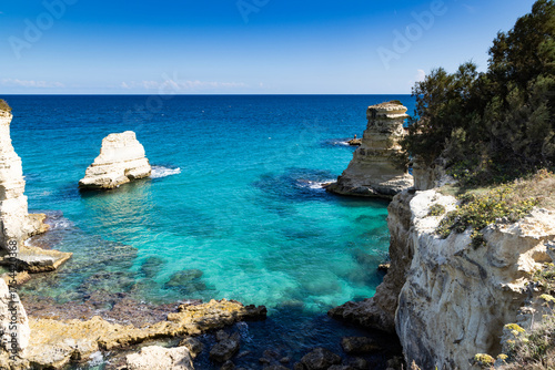 faraglioni di Sant' Andrea in Salento Italy