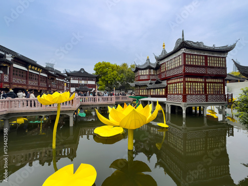 Tempelanlage in Shangha, China