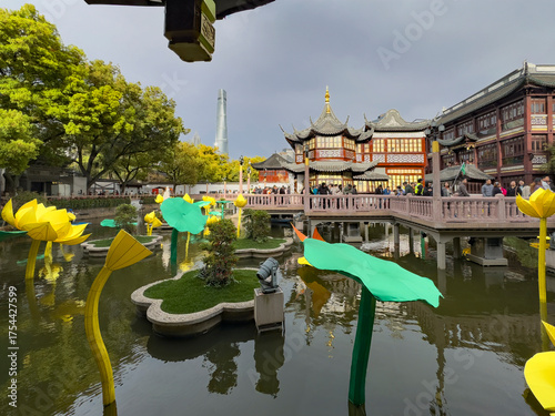 Tempelanlage in Shangha, China