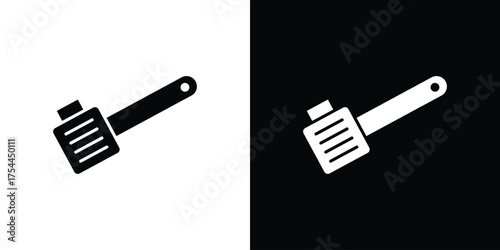 Chainsaw icon black silhouette pack. black and white icons