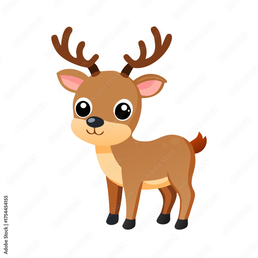 Obraz premium Deer Flat Icon