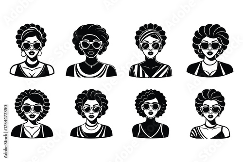 African American Woman svg