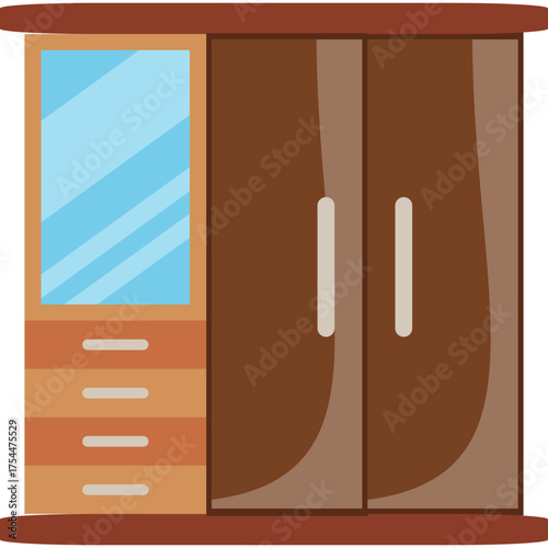 Wooden Clothes Wardrobe