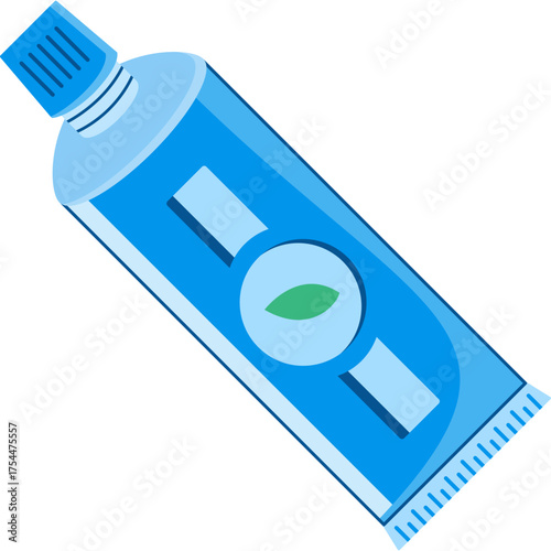 Blue Toothpaste Tube