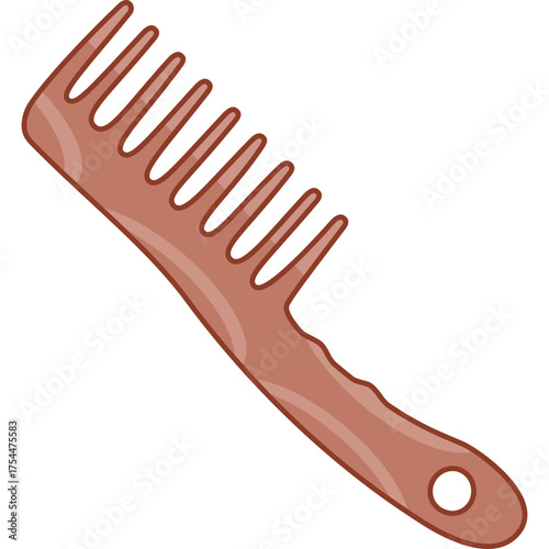 Wooden Hair Comb