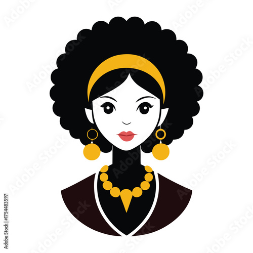 Afro Diva SVG