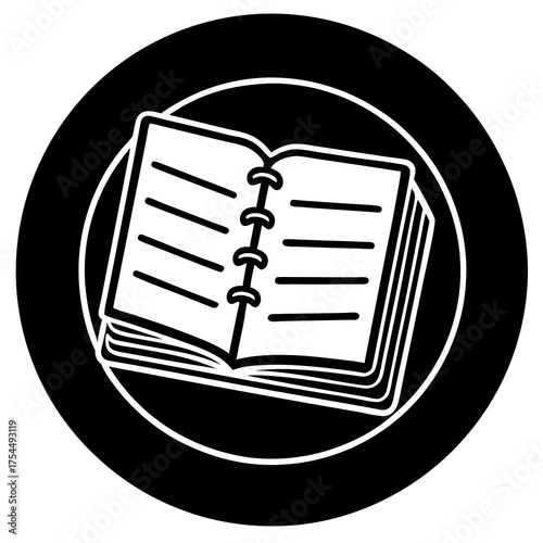 Minimal Agenda Icon Vector for Planner, Schedule, Calendar and Organization Apps