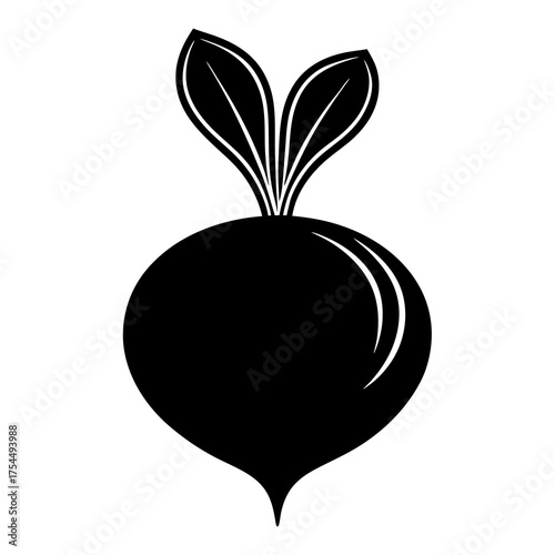 Beets Icon Vector – Editable Printable Graphic Design File for Digital Use"