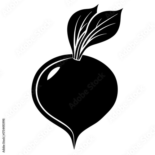 Beets Icon Vector – Editable Printable Graphic Design File for Digital Use"