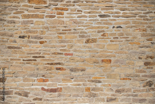 background of old sandstone brick wall texture	
