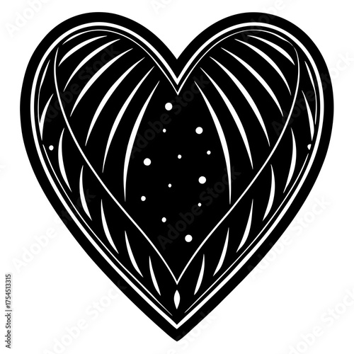 "Love Heart Vector Icon – Romantic, Cute & Editable Design Graphic"