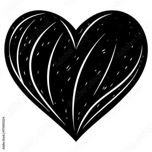 "Love Heart Vector Icon – Romantic, Cute & Editable Design Graphic"