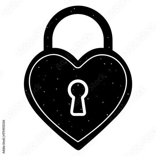 Romantic Love Lock Icon | Vector Design for Print & Digital Use