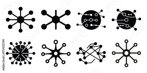 neural network minimal icon set