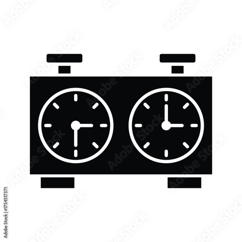 chess clock stopwatch  icon vector web design