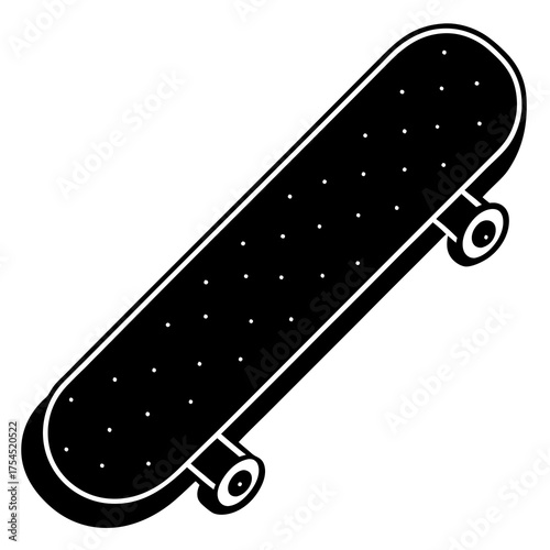 Skateboard Graphic Design – Printable Urban Skate Art Vector Illustration