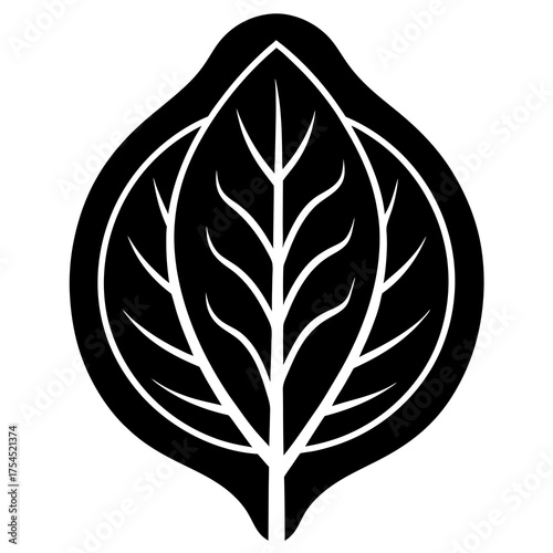 "Spinach Icon - Healthy Vegetable Vector Graphic for Print & Digital Design"