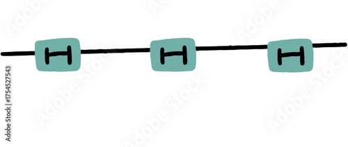 Vector of braces. Line art vector of Dental braces. Icon of braces tooth dental care. teeth braces orthodontics dental care illustration. 