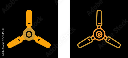 Electric Fan Vector Icon