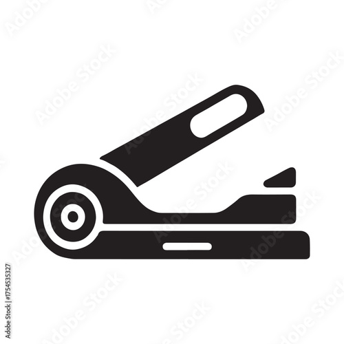 Paper Cutter Office Tool Solid Icon