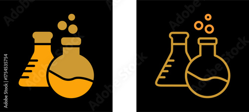 Flask Vector Icon