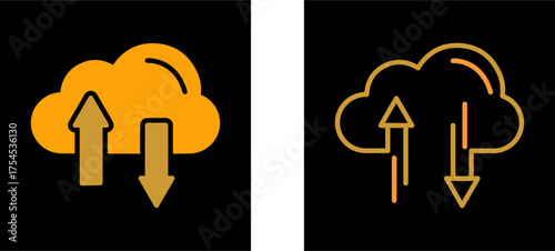 Cloud Storage Vector Icon