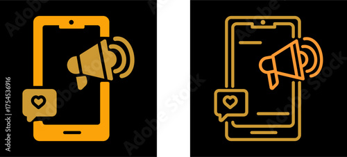 Like Marketing Vector Icon