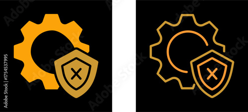 Unprotected Vector Icon