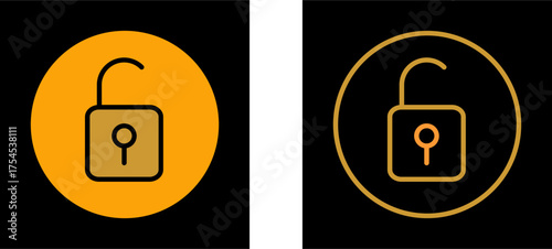 Open Lock Vector Icon