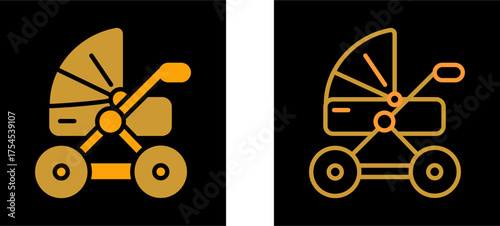 Stroller Vector Icon