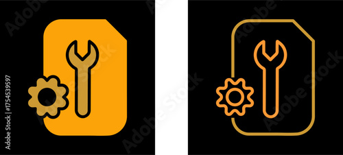 Configuration Vector Icon