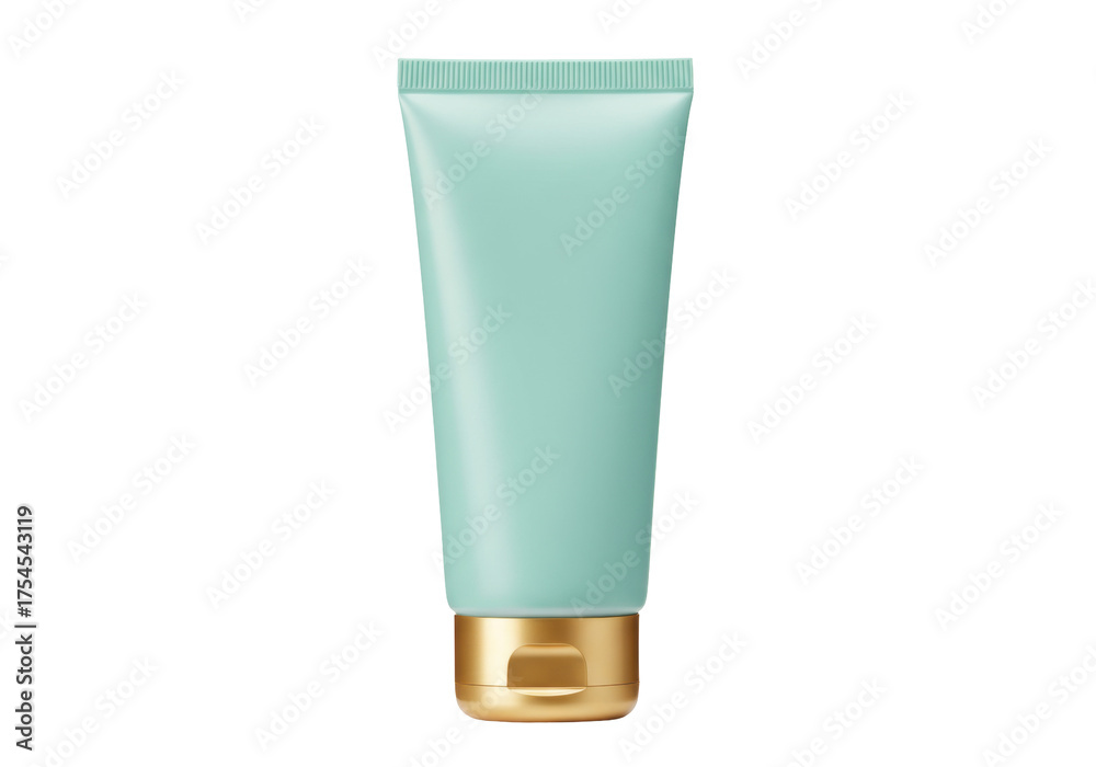 Φωτογραφία Isolated tube of hand cream or lotion for skin care or cosmetics, simple style,