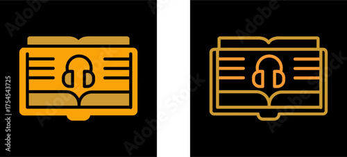 Audio Book Vector Icon