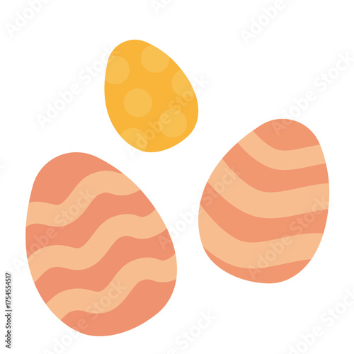 easter eggs icon, isometric style