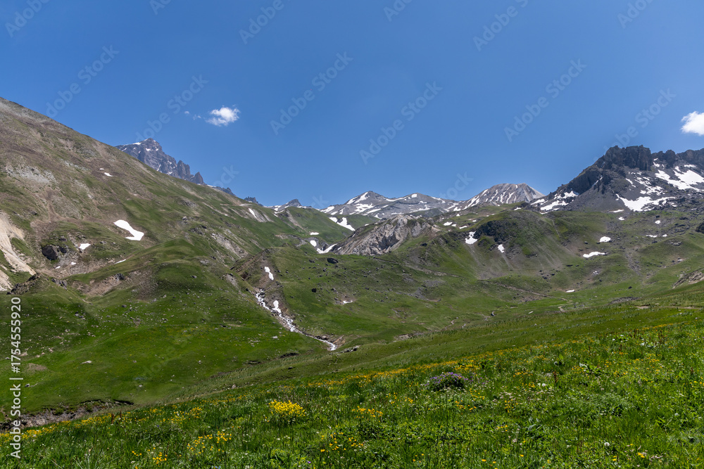 Fototapeta premium Arves massif, Savoie , French Alps 