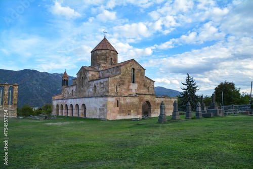 Armenian Church. The Armenian Apostolic Church of Odzun in the Lori region. A monastic complex in the natural setting. The church's beautiful architecture.