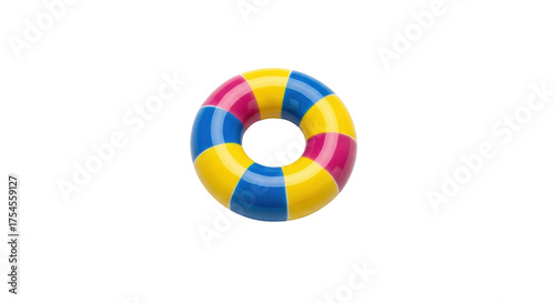 Isolated inflatable ring for water entertainment, colorful swimming tube for children toy Free Download Isolated inflatable ring for water entertainment, colorful swimming tube for children toy - GFXLoad