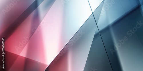 Dynamic Abstract Geometric Background with Overlapping Translucent Panels