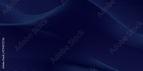 Premium background design with diagonal dark blue line pattern. Vector template for digital luxury banner, invitation, voucher, certificate. Eps10