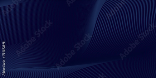 Premium background design with diagonal dark blue line pattern. Vector template for digital luxury banner, invitation, voucher, certificate. Eps10