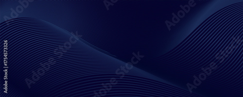 Premium background design with diagonal dark blue line pattern. Vector template for digital luxury banner, invitation, voucher, certificate. Eps10