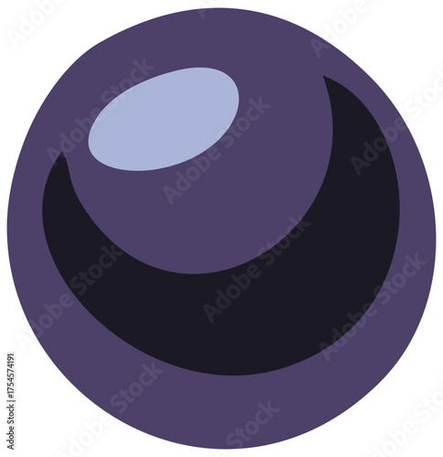 Black Olive Vector Illustration. Editable Color Vector