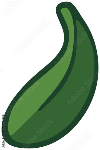 Fresh Spinach Leaf for Pizza Design. Editable Color Vector